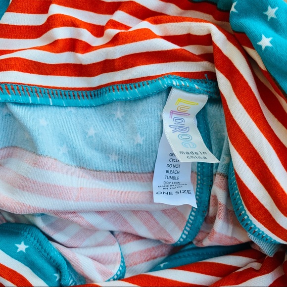 LuLaRoe NWOT stars and stripes leggings (onesize) - Picture 2 of 3